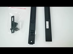 ล็อคหน้าต่างเลื่อนอลูมิเนียม 90G ล็อคข้างสอง ดําน้ําตาล ล็อคประตูทันสมัย