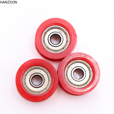 U Groove บานเลื่อนประตูตู้เสื้อผ้าล้อลูกกลิ้ง 626zz แบริ่ง 6 × 21 × 8mm